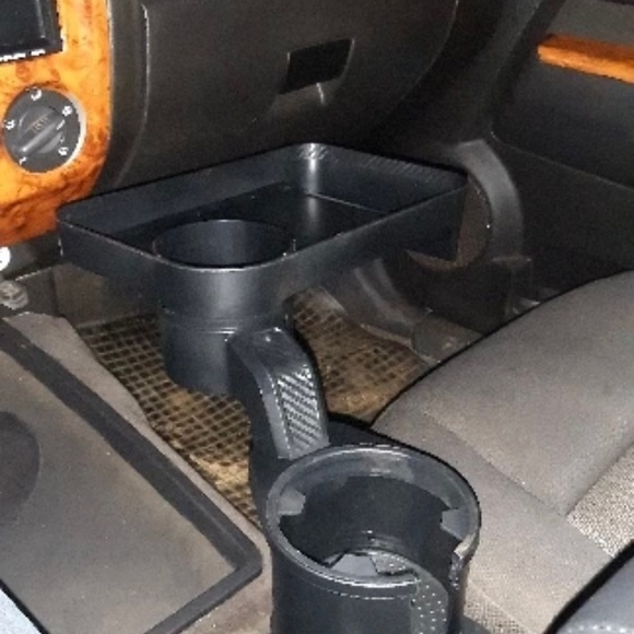 Car Cup Holder Attach Tray 360° Swivel Adjustable Eating Table Holders Expander - Picture 11 of 13